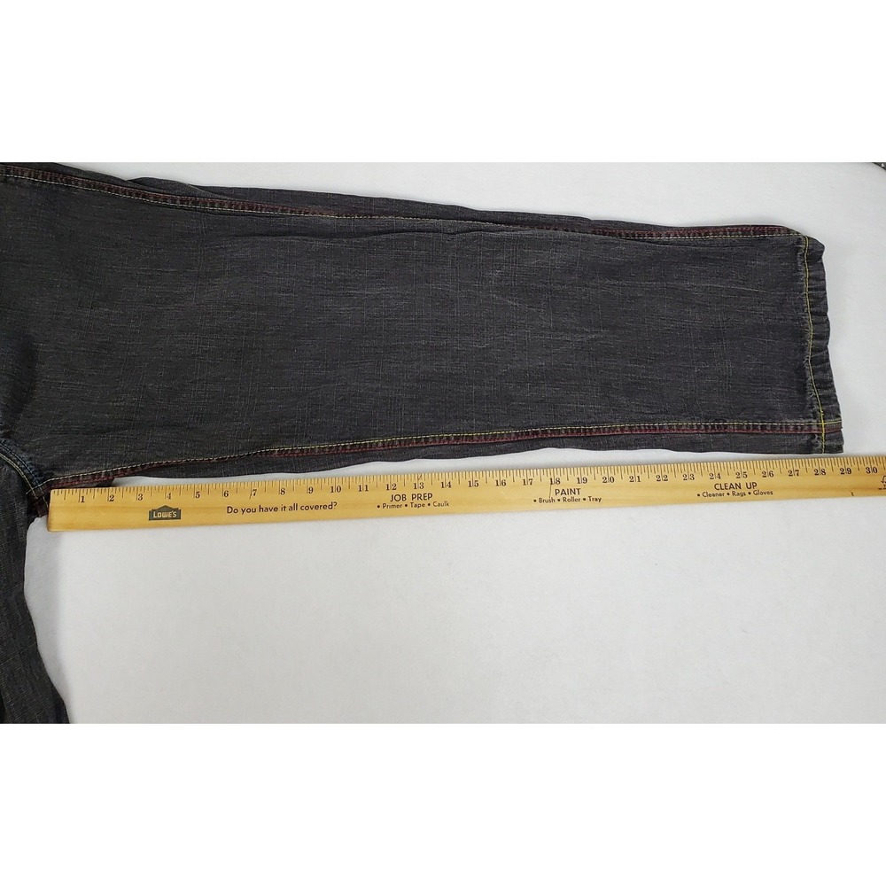 UBUG Jeans Men's‎ 36x32 Dark Wash Embroidered Pocket Baggy Fit Denim Pants - Picture 12 of 12